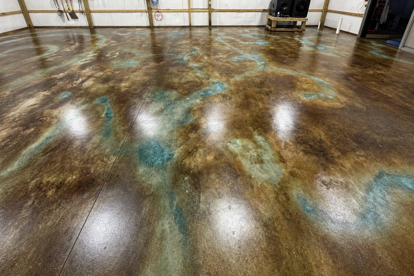 Stained Concrete Flooring in Livermore, CA